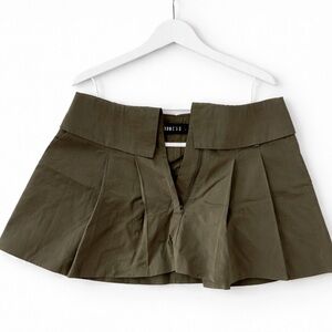 Lioness Khaki A-Line Skirt